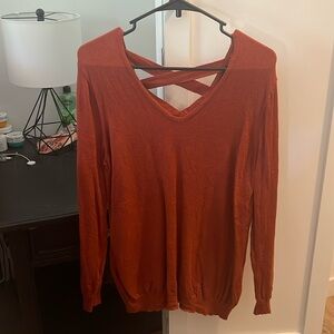 Love Ellie burnt orange sweater